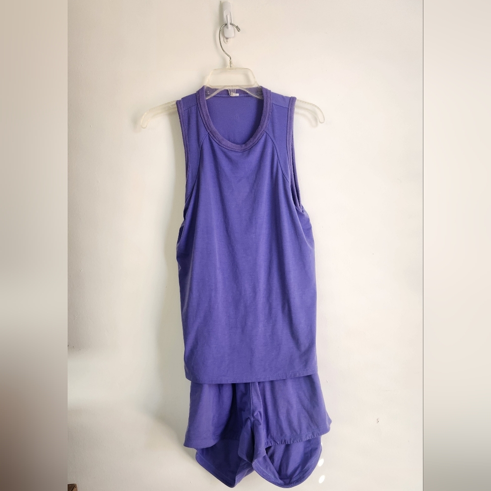 Lululemon Purple Tank/Short Romper One Piece Size 6